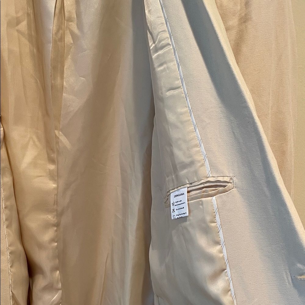 Men's Beige Lightweight Jacket - Picture 9 of 11